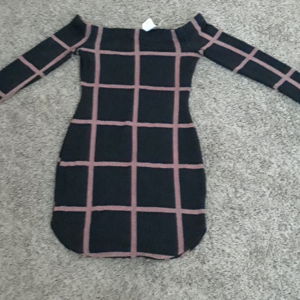 Off the shoulder mini dress